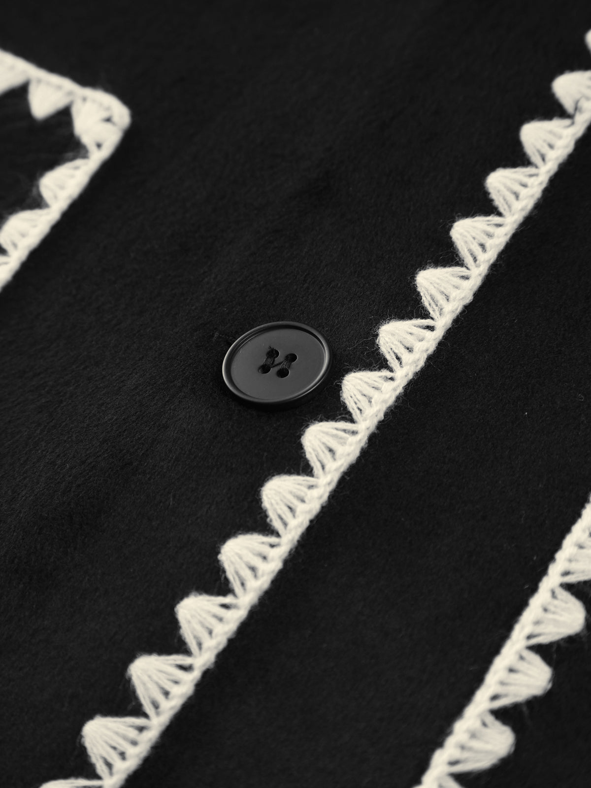 Ursula Kontrast Kesim Kısa Kaban