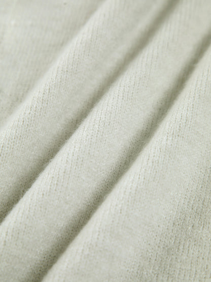 Dzianinowy top zapinany na guziki na co dzień