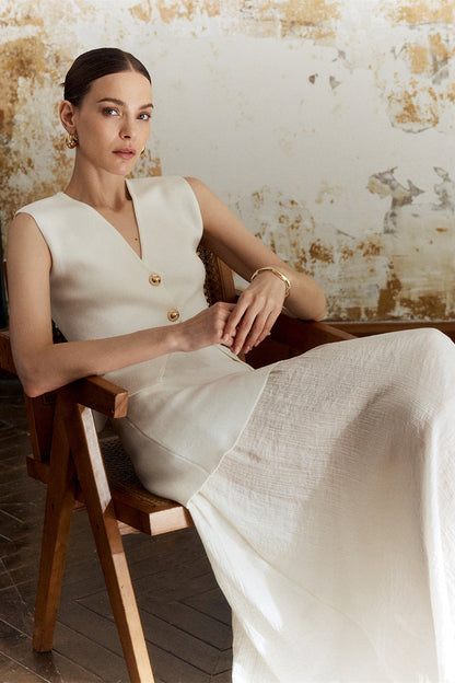 Lynn Ekli Pileli Etek Örgü Midi Takım