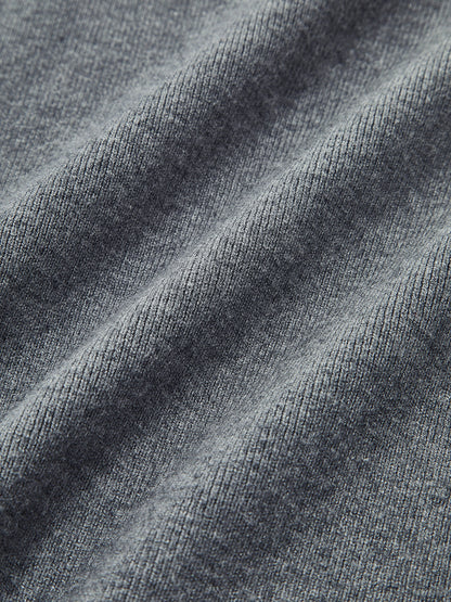 Kardigan dzianinowy z okrągłym dekoltem i guzikami