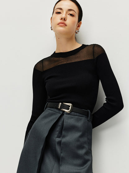 Yarı Şeffaf Panel Örgü Üst