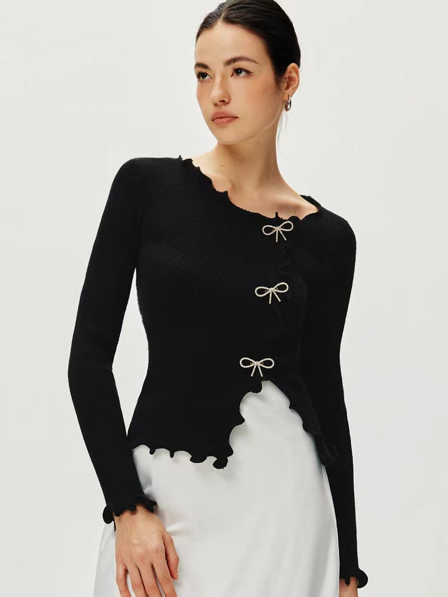 Yapay Elmas Fiyonk Marul Kenarlı Kazak