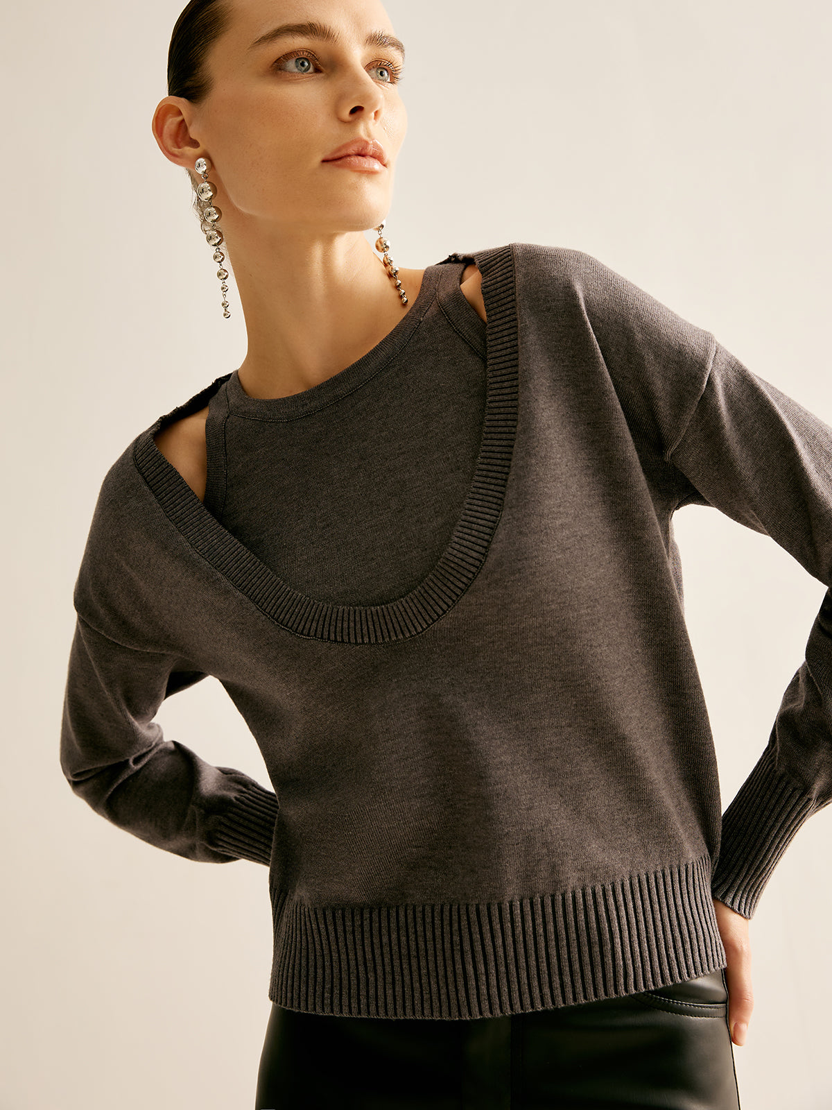 Codzienny sweter 2 w 1