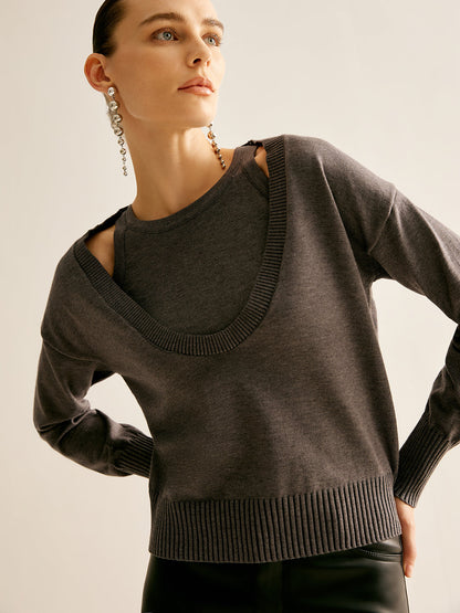 Codzienny sweter 2 w 1