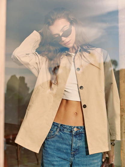 Beige Elegance Trençkot