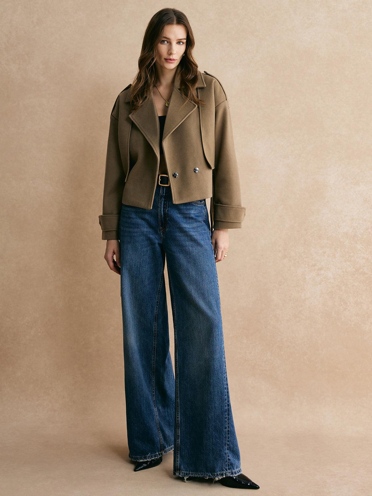 Olive Grace Cropped Kaban