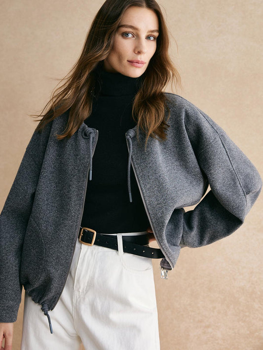 Miejski przytulny bomber