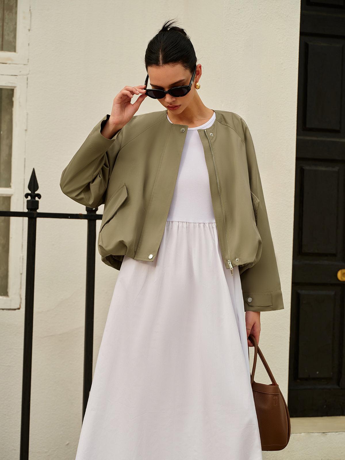 Olive Breeze Lightweight Ceket