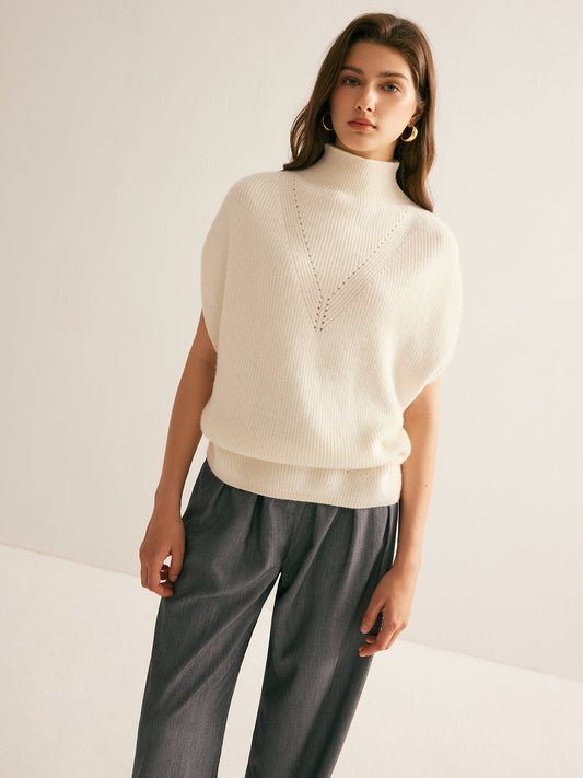 Stylowy sweter z golfem