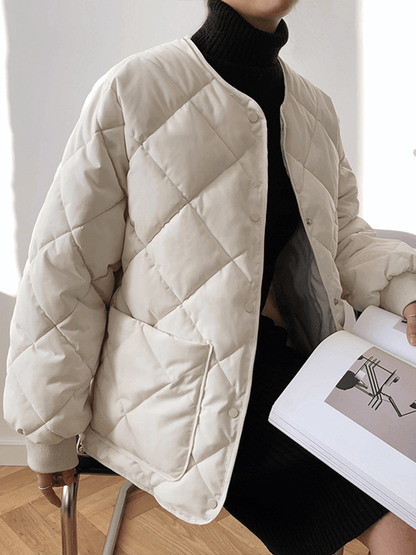 Dikiş Detaylı Kapitone jacket