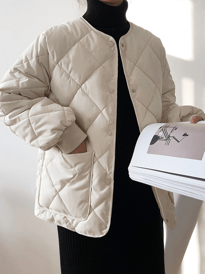 Dikiş Detaylı Kapitone jacket