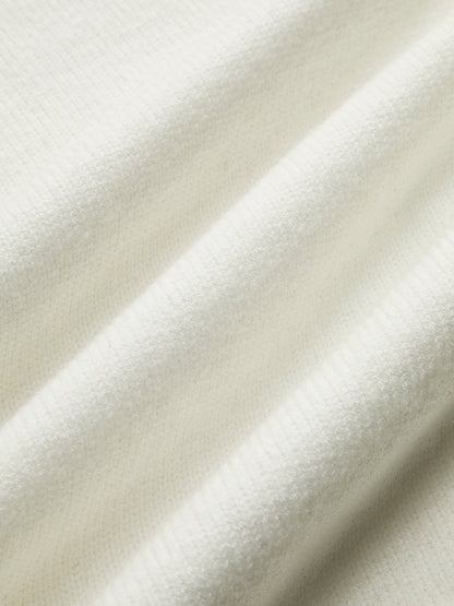 Sweter z dzianiny w kwiaty