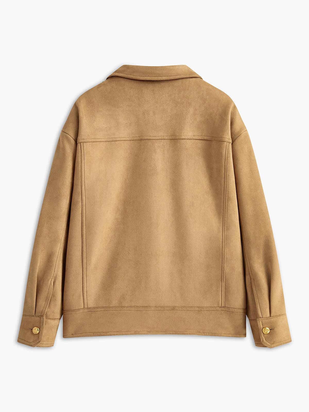 Urban Chic Oversize Süet Mevsimlik Kaban