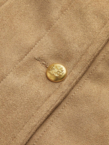 Urban Chic Oversize Süet Mevsimlik Kaban