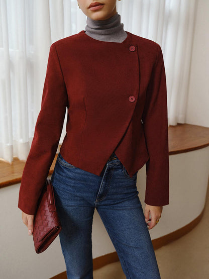 Ruby Elegance Blazer Ceket