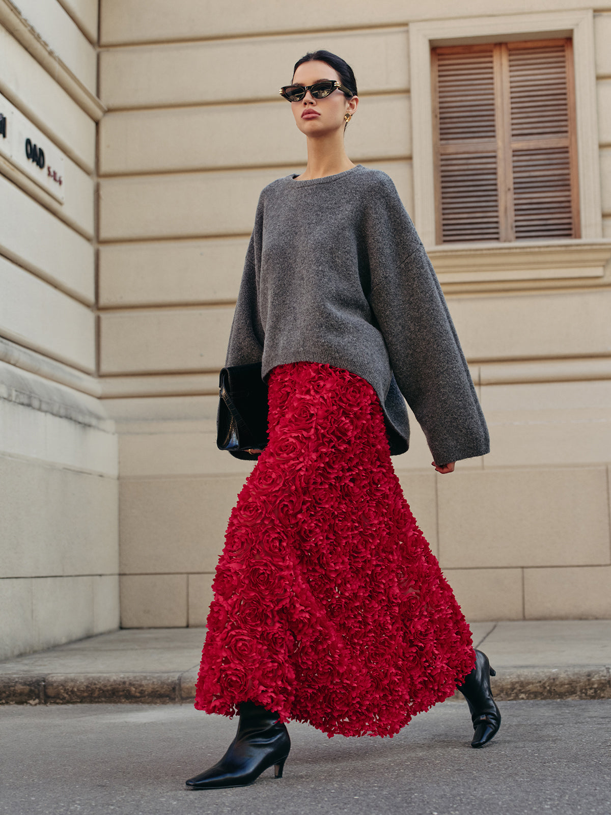 Sweter z mieszanki wełny