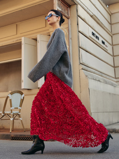 Sweter z mieszanki wełny