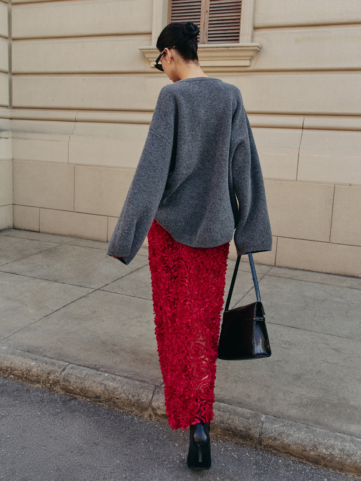 Sweter z mieszanki wełny