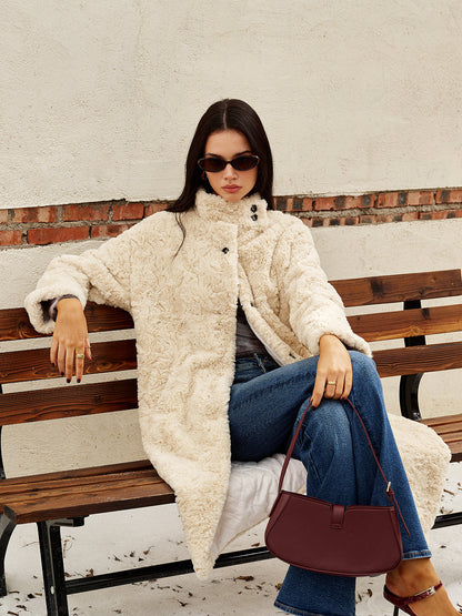 Helga Yüksek Yaka Palto