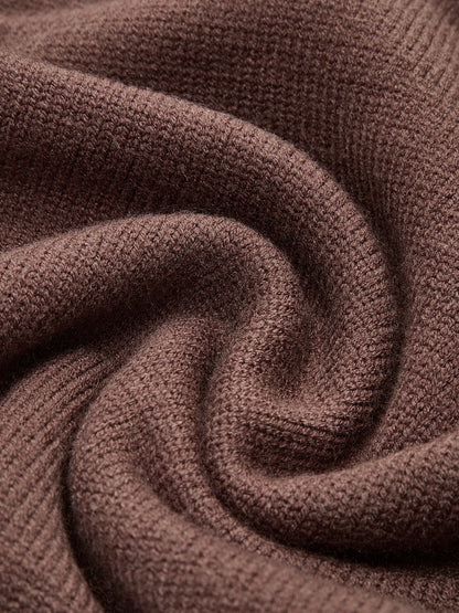 Minimalistyczny, gładki sweter typu shift