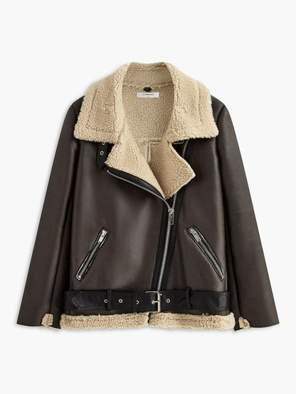 Shira Fermuarlı Kuşaklı Mont