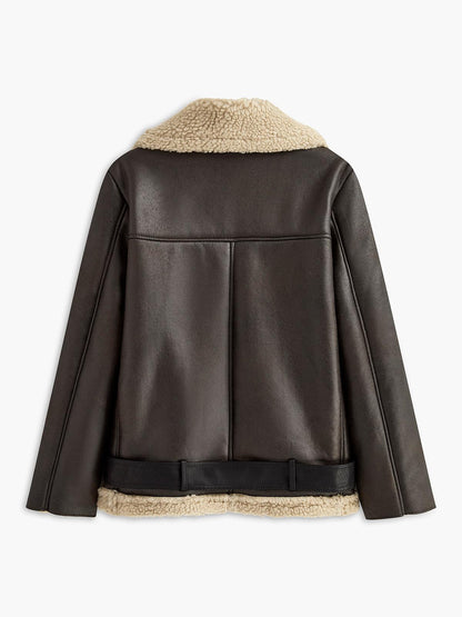 Shira Fermuarlı Kuşaklı Mont