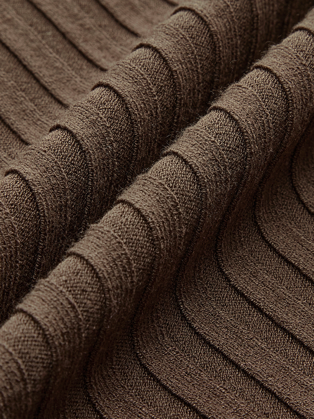 Przezroczysty cienki sweterek panelowy