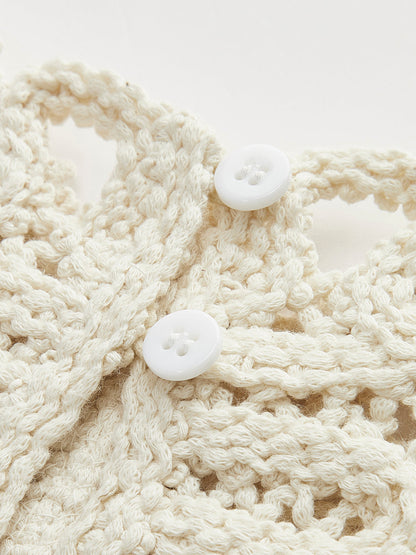 Top szydełkowy z pustym ściegiem