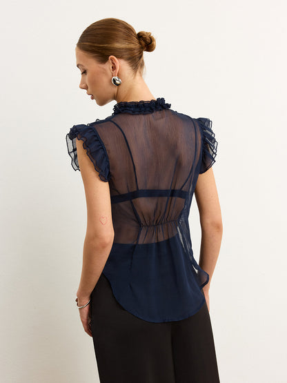 Bluzka Kaelen z falbankami