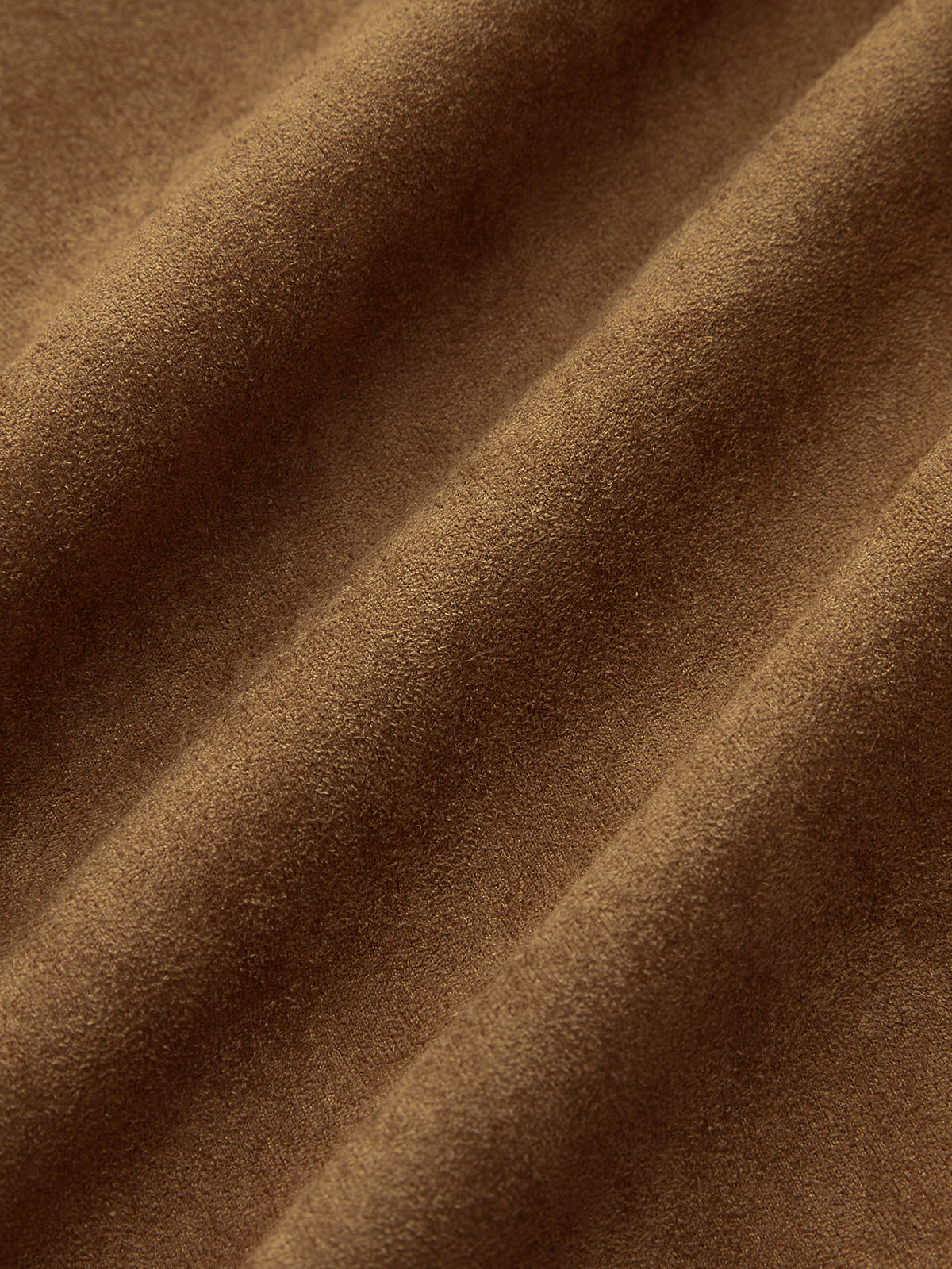 Nerida Camel Süet Kısa Trençkot