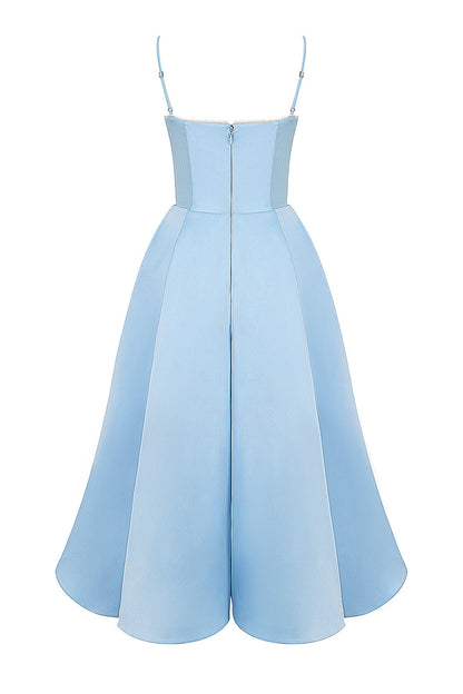 Mademoiselle Midi Elbise - Mavi