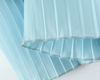 Sukienka maxi Celeste z plisowanym gorsetem