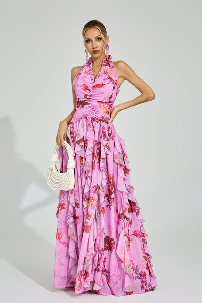 Riviera Bloom Maxi Elbise