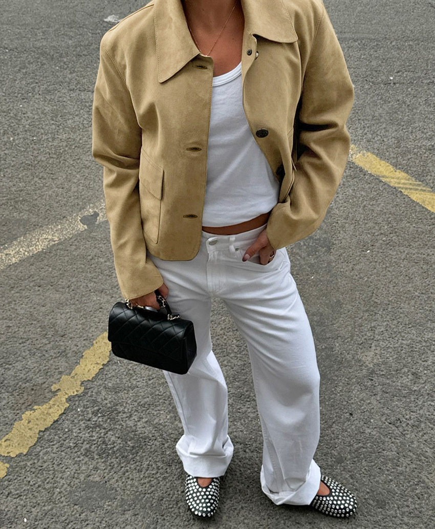 Rosea Suni Süet Ceket