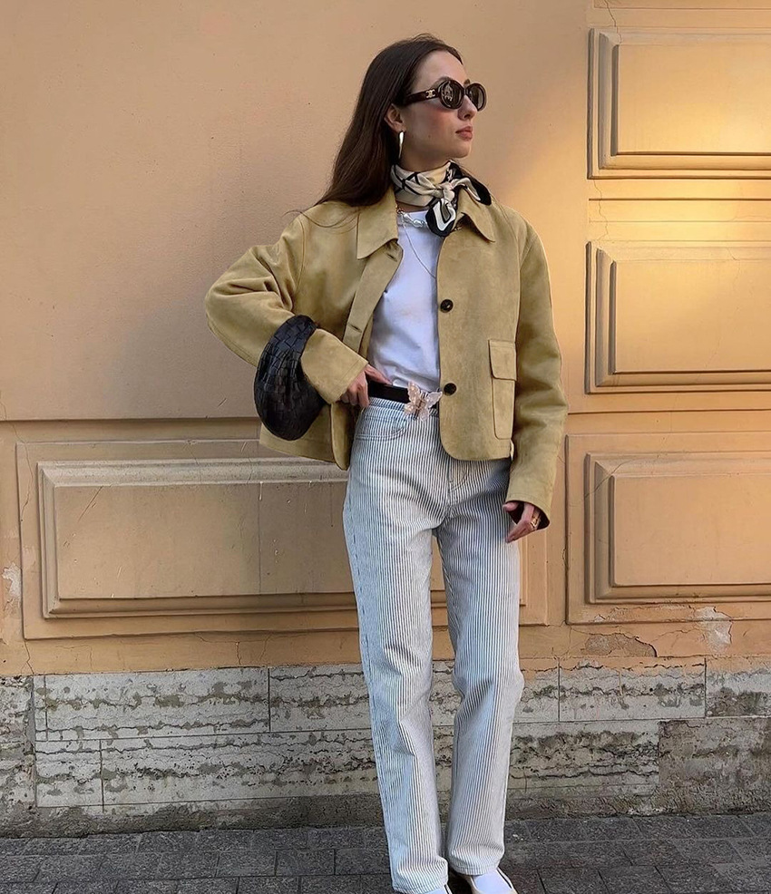 Rosea Suni Süet Ceket