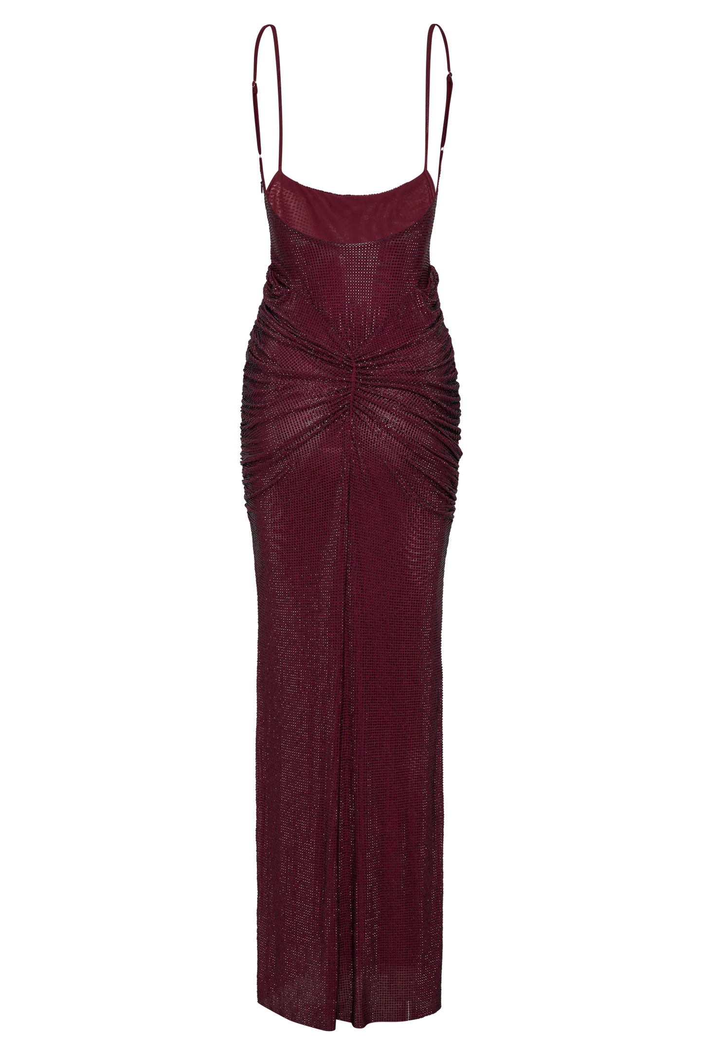 Elmas Desenli Maksi Elbise