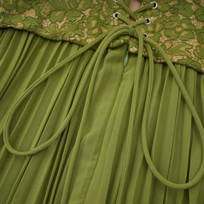 Emerald Korse Maxi Elbise