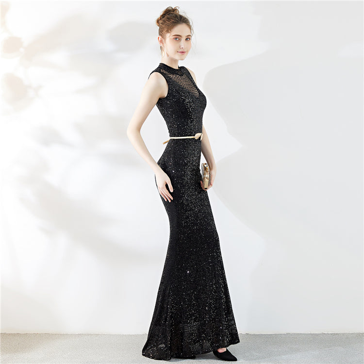Fiona Fishtail Maxi Abiye Elbise