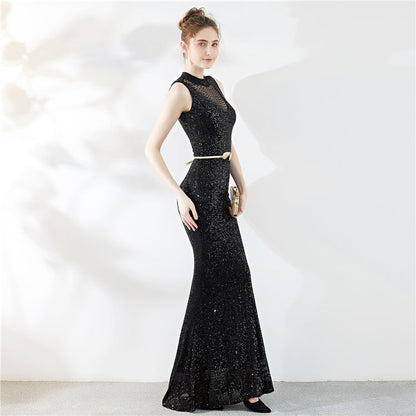 Fiona Fishtail Maxi Abiye Elbise