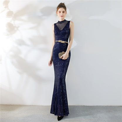 Fiona Fishtail Maxi Abiye Elbise