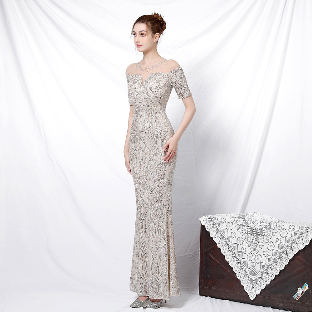 The Veronica  sequin gown