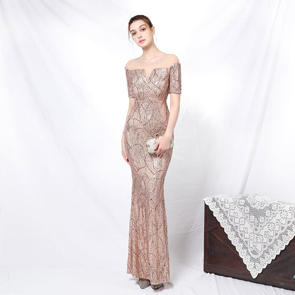 The Veronica  sequin gown
