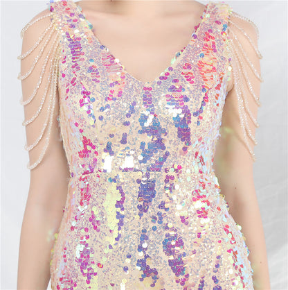 The Star Studded Sequin Gown