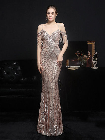 Silver Maxi Elbise