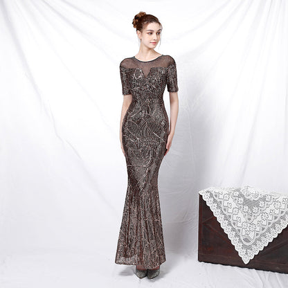 The Veronica  sequin gown