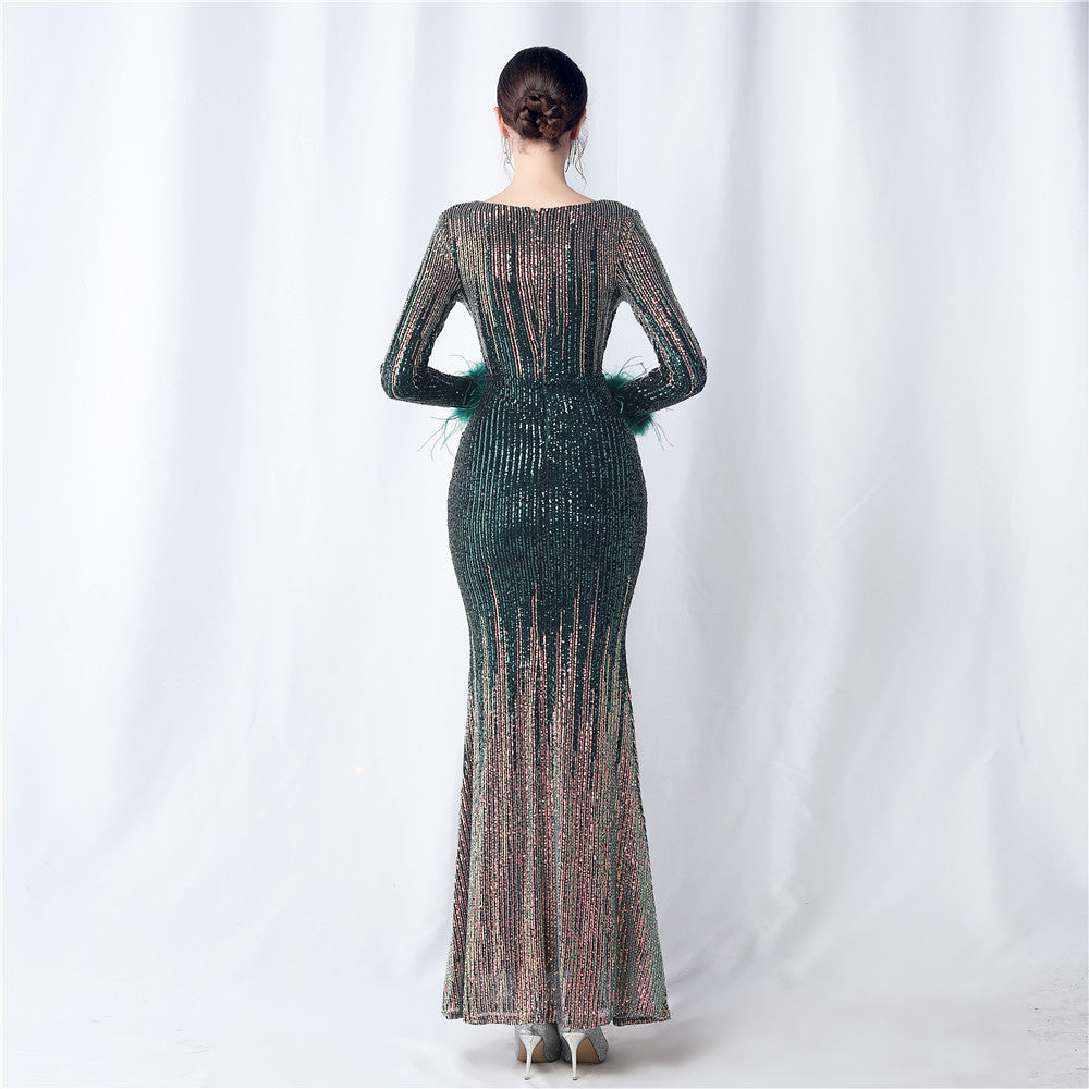 The Kara Gradient Evening Dress
