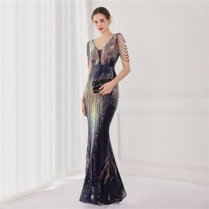 The Liah Sequin Gown