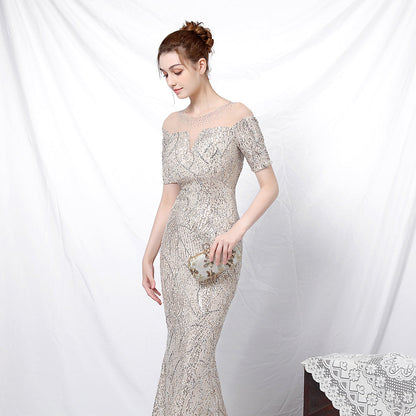 The Veronica  sequin gown