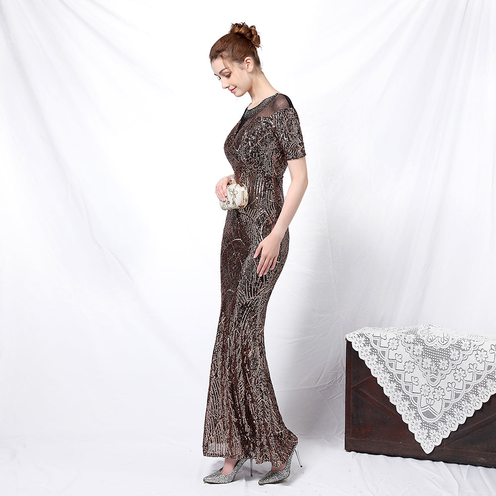 The Veronica  sequin gown