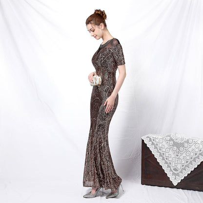 The Veronica  sequin gown